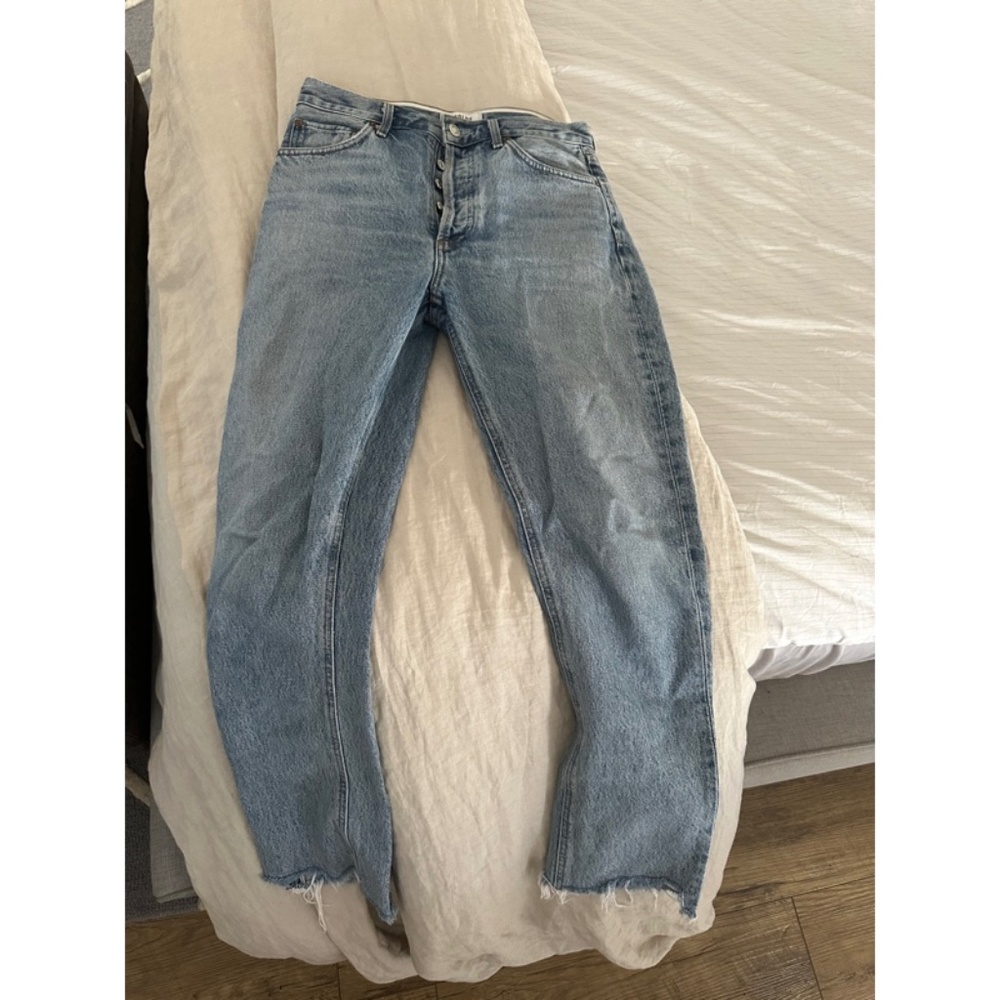 AGOLDE Riley High Rise Straight Crop Jeans - Picture 6 of 12